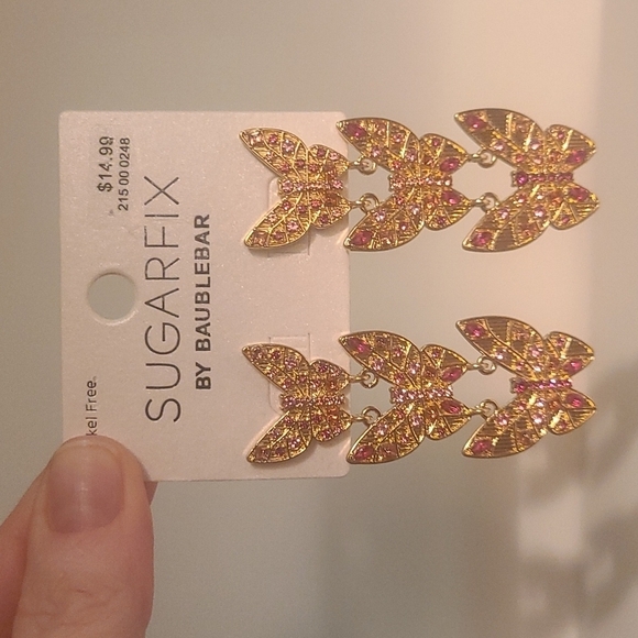 Sugarfix butterfly dangling earrings - Picture 1 of 4